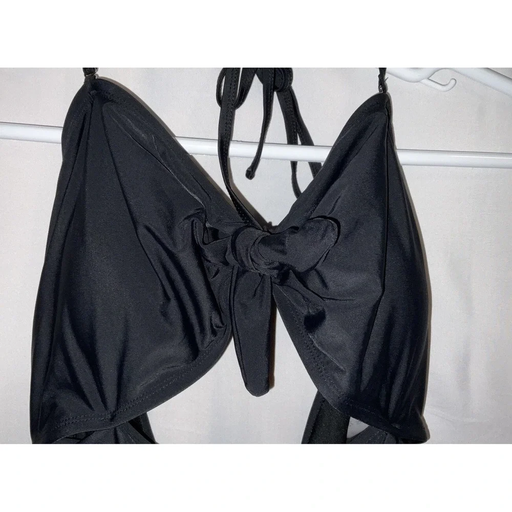 NWT Women's Tempt Me Tummy Control High‎ Waist 1 Piece Cutout Swimsuit Black 22W